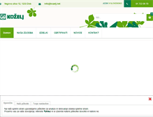 Tablet Screenshot of kozelj.net